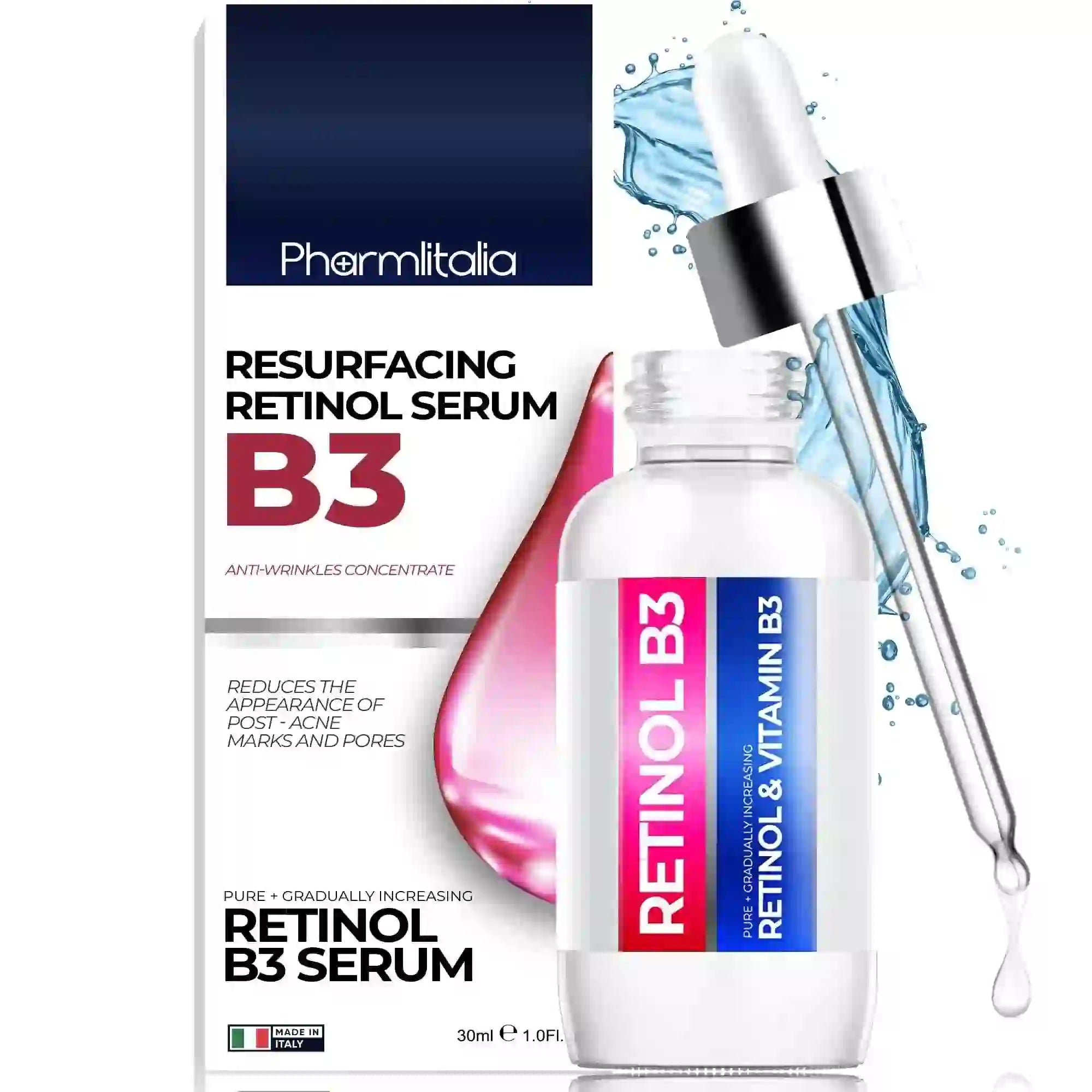 Resurfacing Retinol Serum with Vitamin B3 Anti-Aging