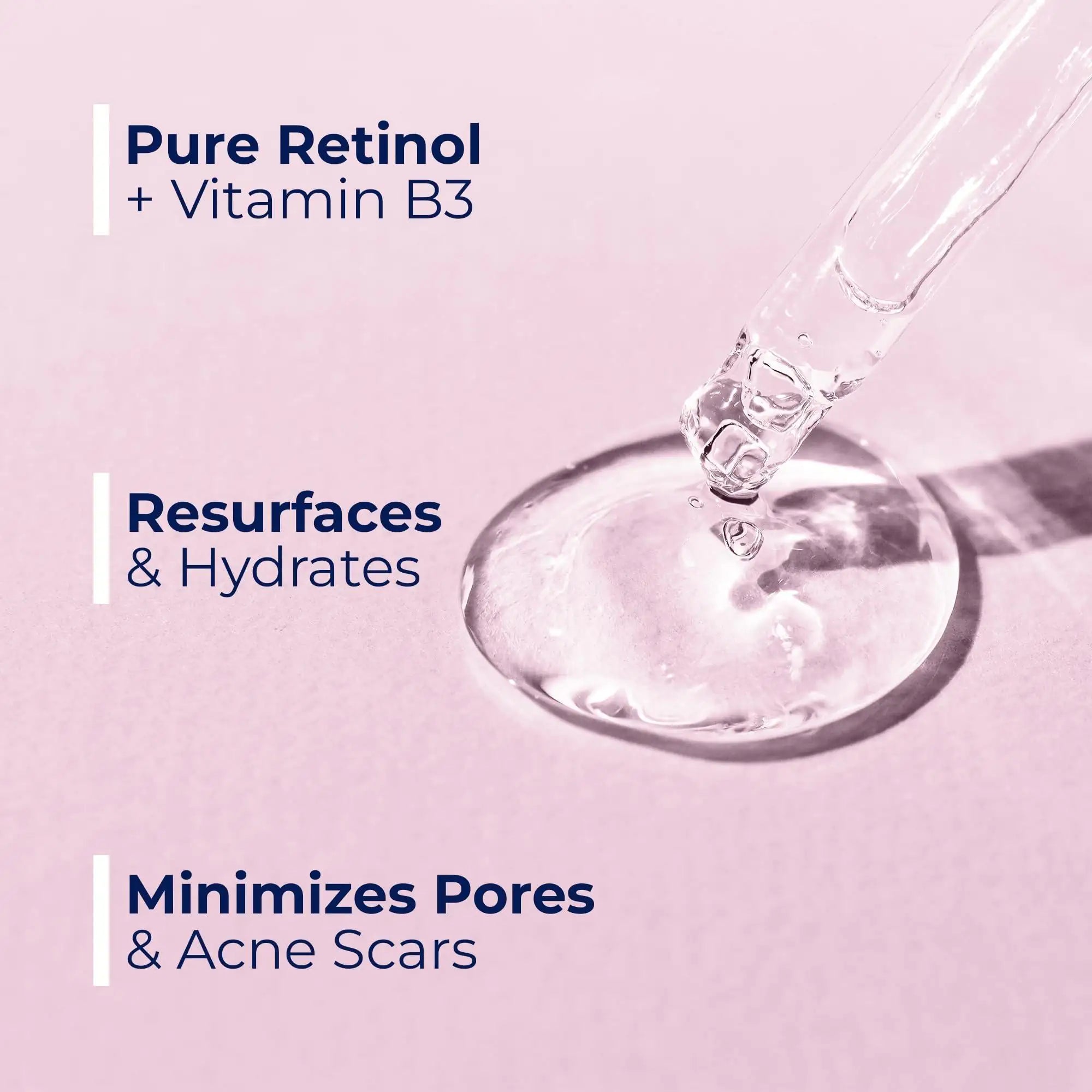 Resurfacing Retinol Serum with Vitamin B3 Anti-Aging